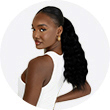 20” Beach Wave Invisi® Ponytail