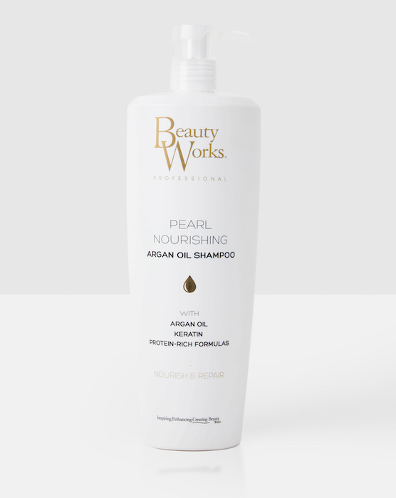 Beauty Works Salon Size Pearl Nourishing Argan Oil Shampoo 1 Litre 