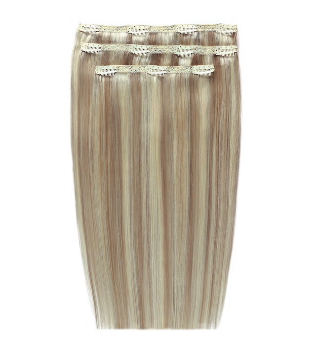 20" Deluxe Remy Instant Clip-In Hair Extensions - Champagne Blonde