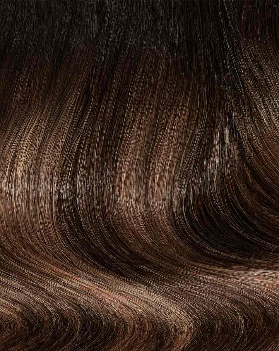 Beauty Works x Huda Barely There® Bangs Clip-In Mini Fringe - Brond'mbre