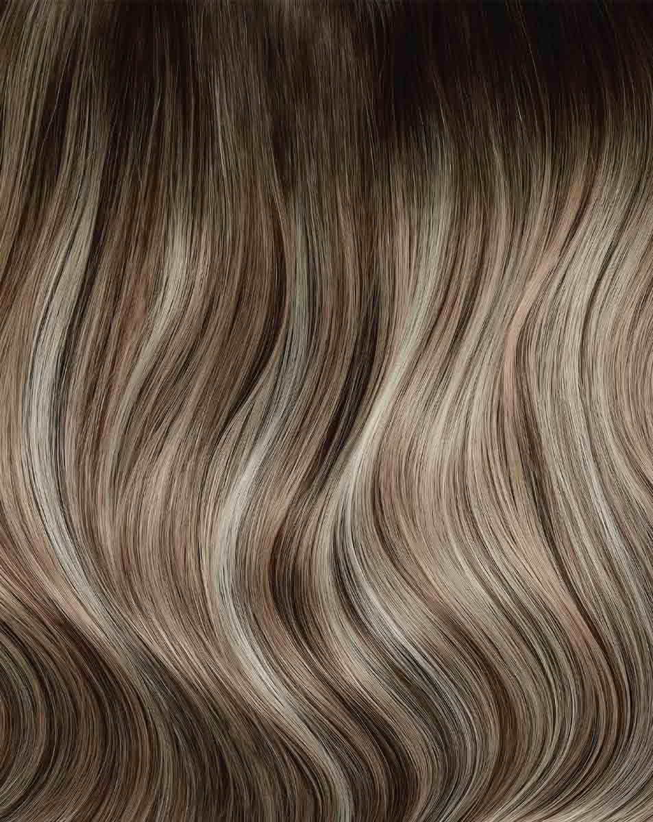 Custom Clip-In Fringe Topper - Walnut