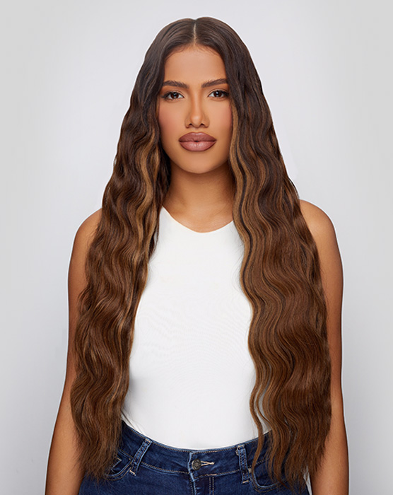 24" Gold Flat Track® Weft