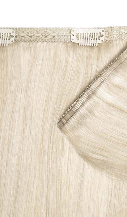 22" Double Hair Set Weft Clip-In Extensions - Bohemian Blonde