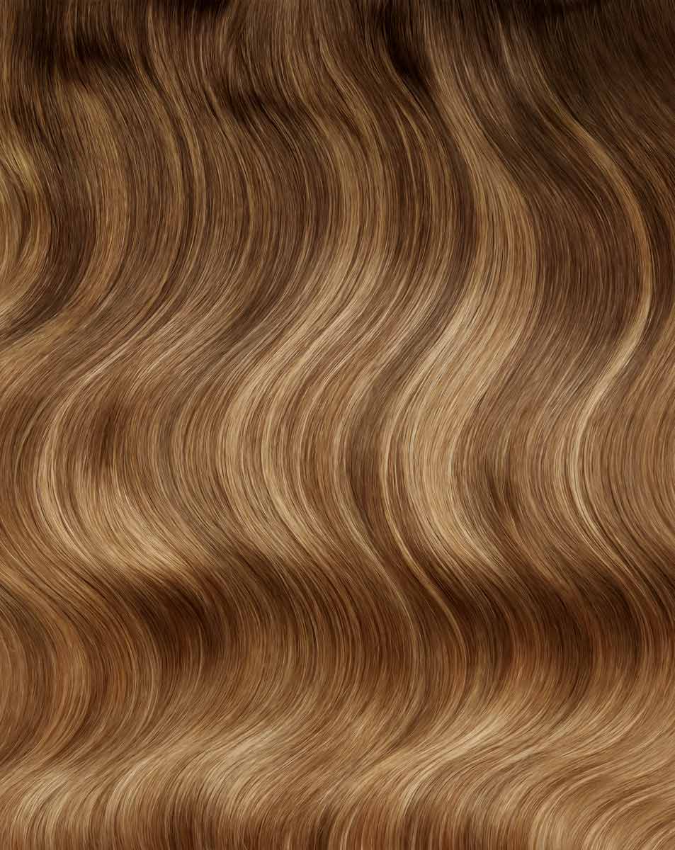 26" Double Hair Set Clip-In Extensions - Butterscotch 