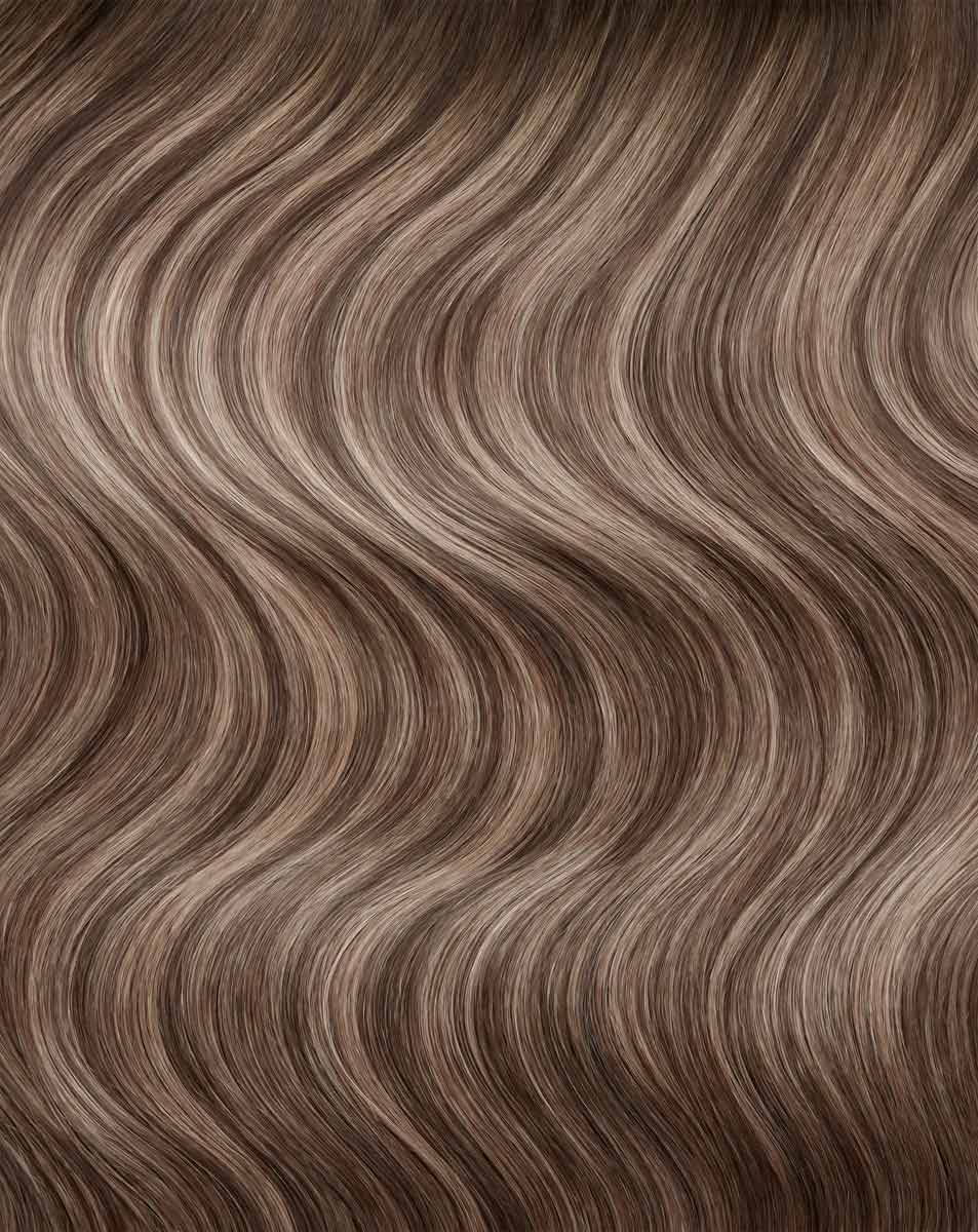 20" Double Hair Set Clip-In Extensions - Cookies and Cream 