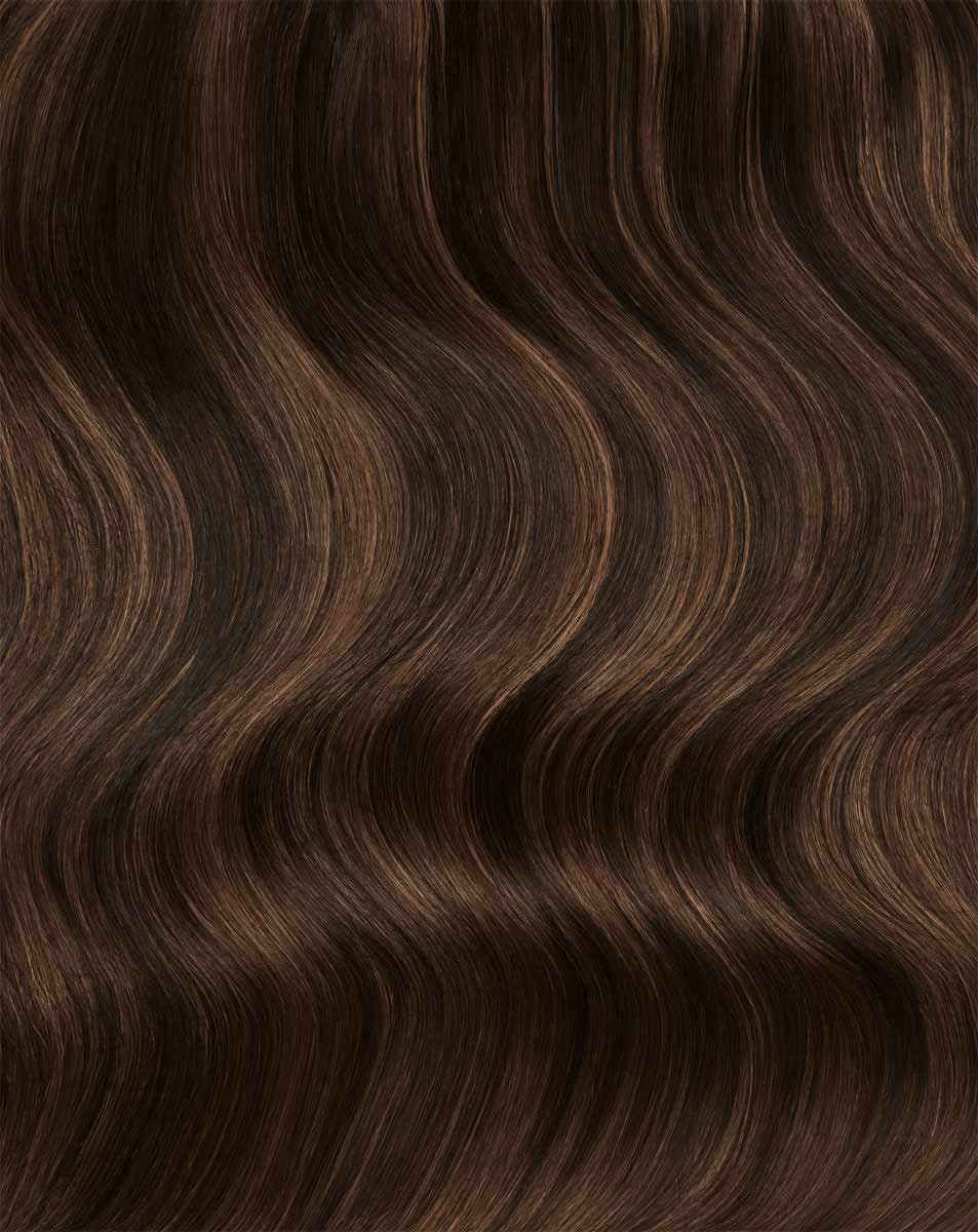 20" Double Hair Set Clip-In Extensions - Toffee Crunch 