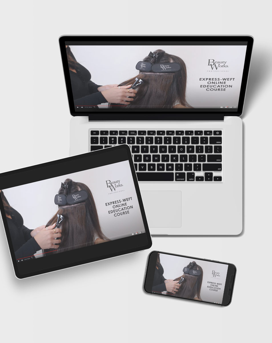 Beauty Works Express-Weft Online Education Course – Video Only