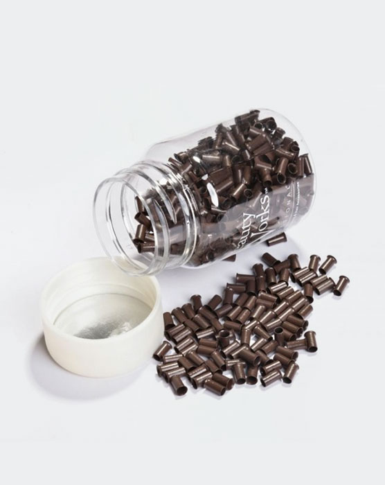 Copper Micro Rings Brown 500 Pieces