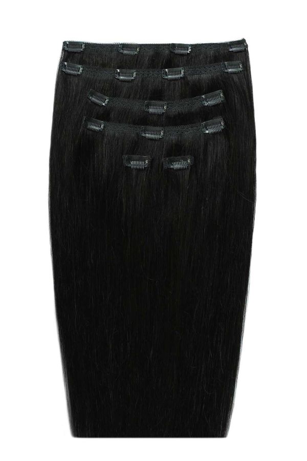 20" Double Hair Set - Jet Set Black 1