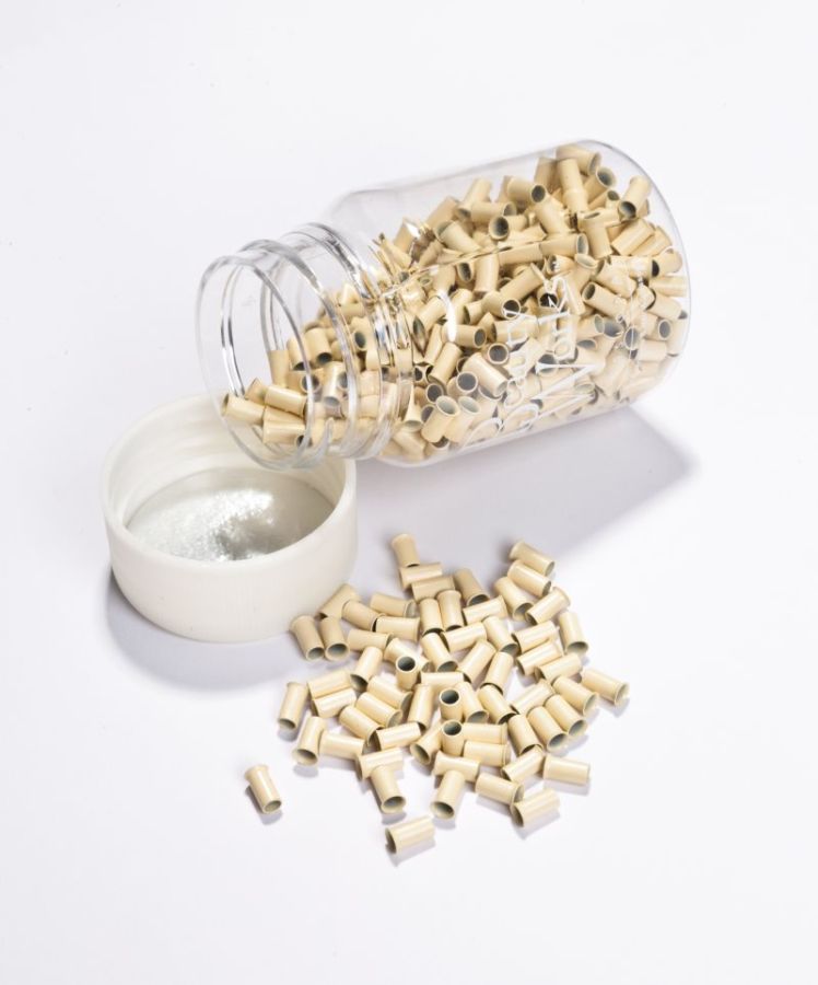 Copper Micro Rings Blonde 500 Pieces