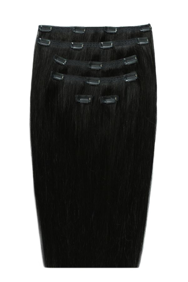 22" Double Hair Set - Jet Set Black 1