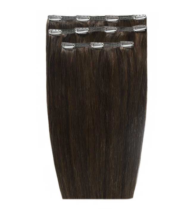 20" Deluxe Remy Instant Clip-In Hair Extensions - Raven