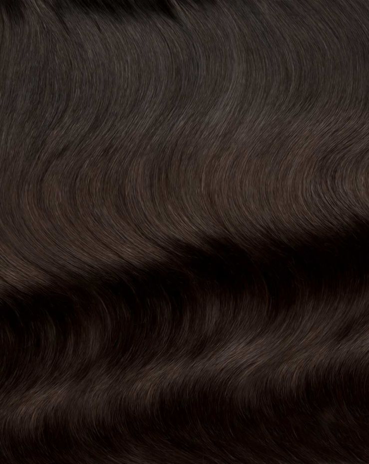 16" XXS Weft Hair Extensions - Brownie Batter 