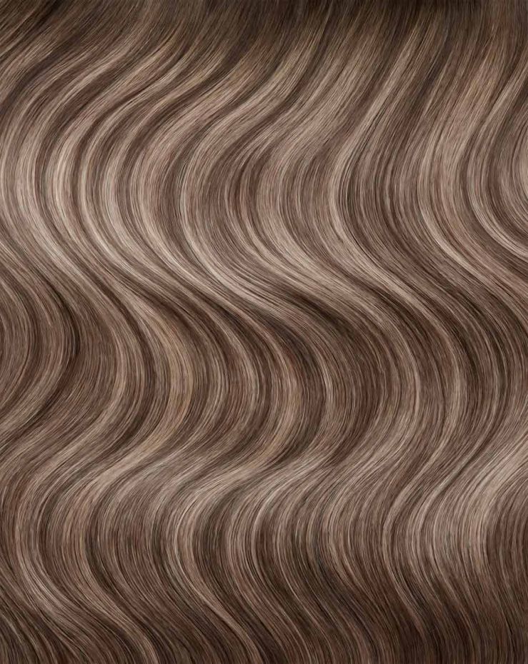 20" XXS Weft Hair Extensions - Cookies and Cream 