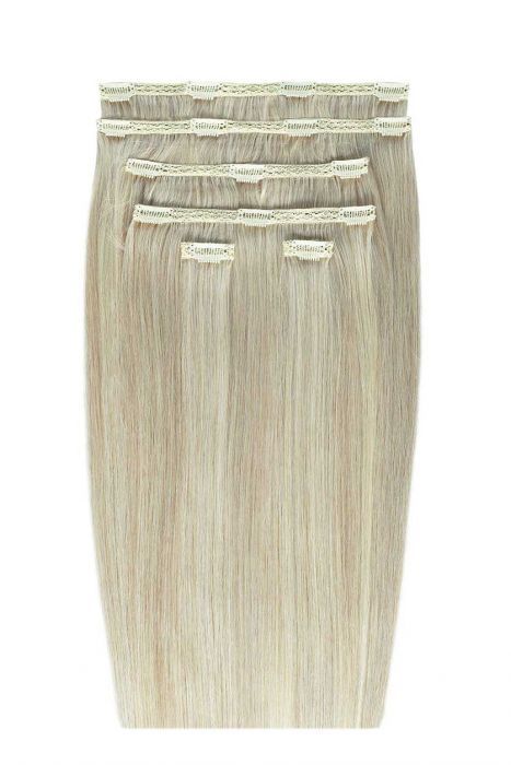 20" Double Hair Set Clip-In Extensions - Barley Blonde