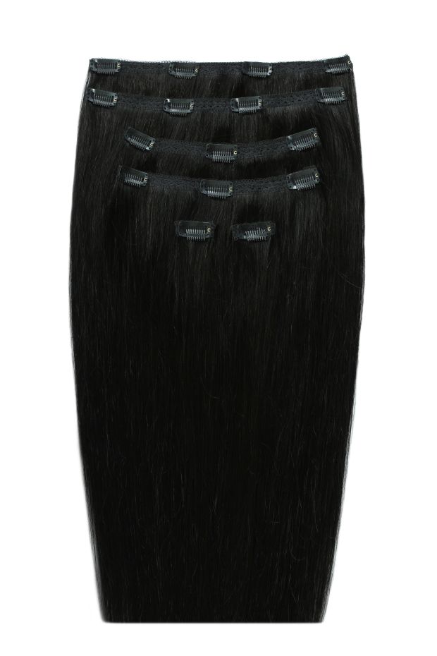 22" Double Hair Set - Jet Set Black 1