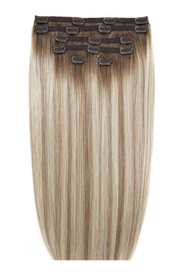 18" Double Hair Set Clip-In Extensions - Sunset Boulevard