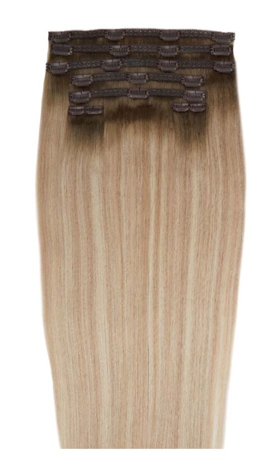 26" Double Hair Set Clip-In Extensions - Calabasas