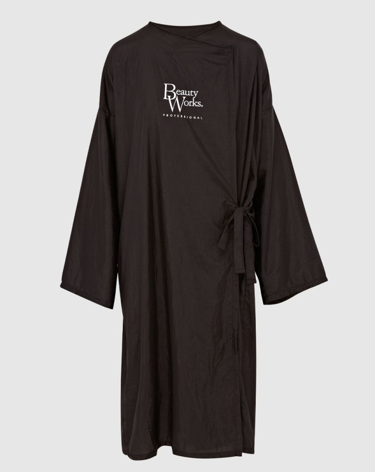 Beauty Works Embroidered Branded Kimono Gown