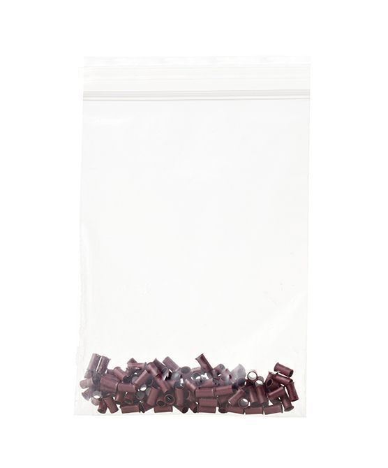 Copper Micro Rings Red 100 Pieces