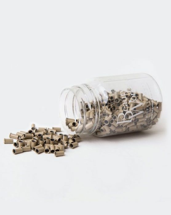 Copper Micro Rings Dark Blonde 500 Pieces