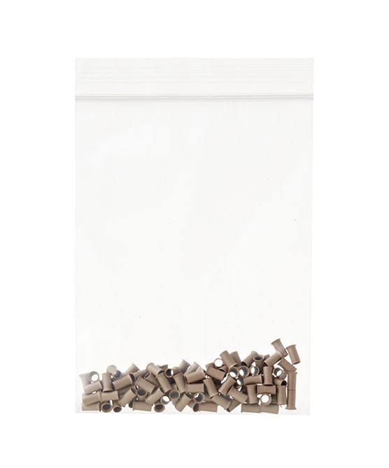 Copper Micro Rings Dark Blonde 100 Pieces
