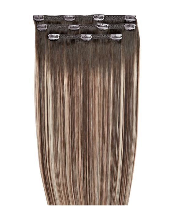 18" Deluxe Remy Instant Clip-In Hair Extensions - Walnut