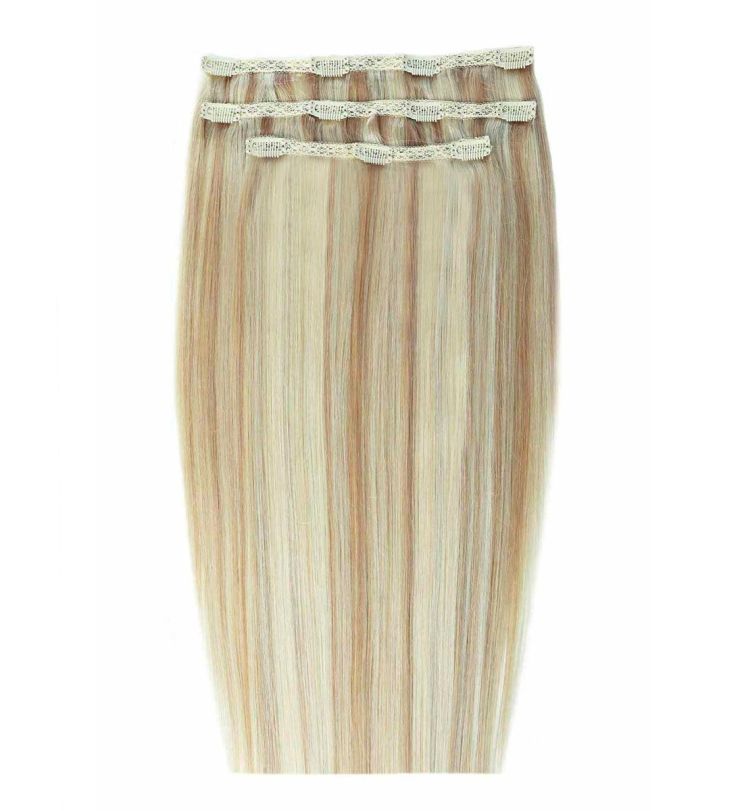 16" Deluxe Remy Instant Clip-In Hair Extensions - California Blonde
