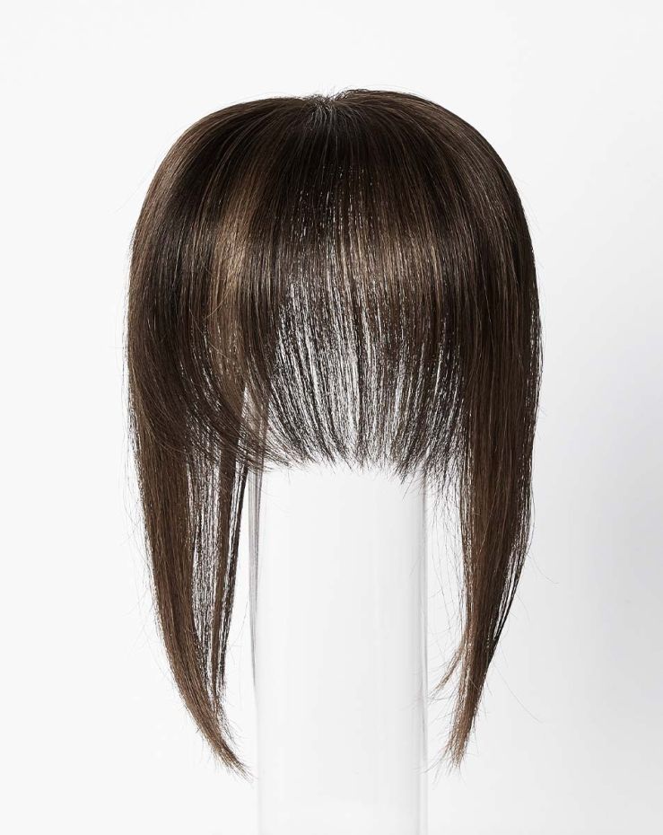 Beauty Works x Huda Barely There® Bangs Clip-In Mini Fringe - Espresso Brown