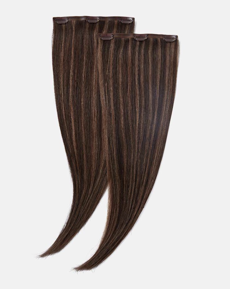 18" BARELY THERE® Mix & Match Duo - Espresso Brown