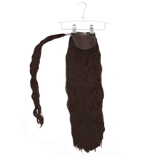 20" Invisi®-Ponytail Beach Wave - Raven