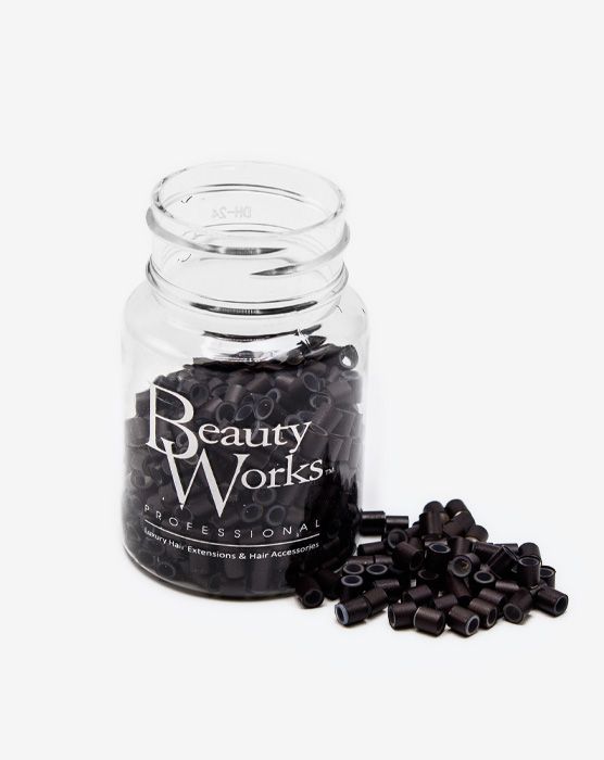 Silicone Lined Aluminium Micro Rings - 500 Pieces