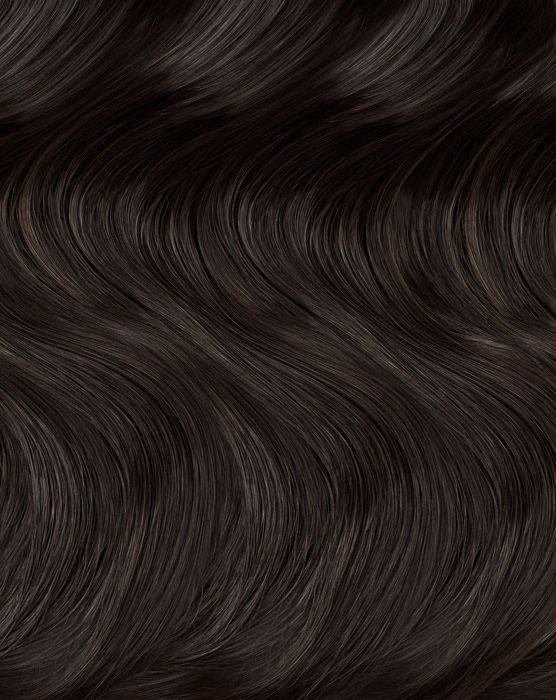 22" Half-Up Hair Set Clip-In Extensions - Dark Chocolate