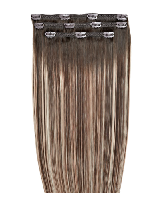 18" Deluxe Remy Instant Clip-In Hair Extensions - Walnut