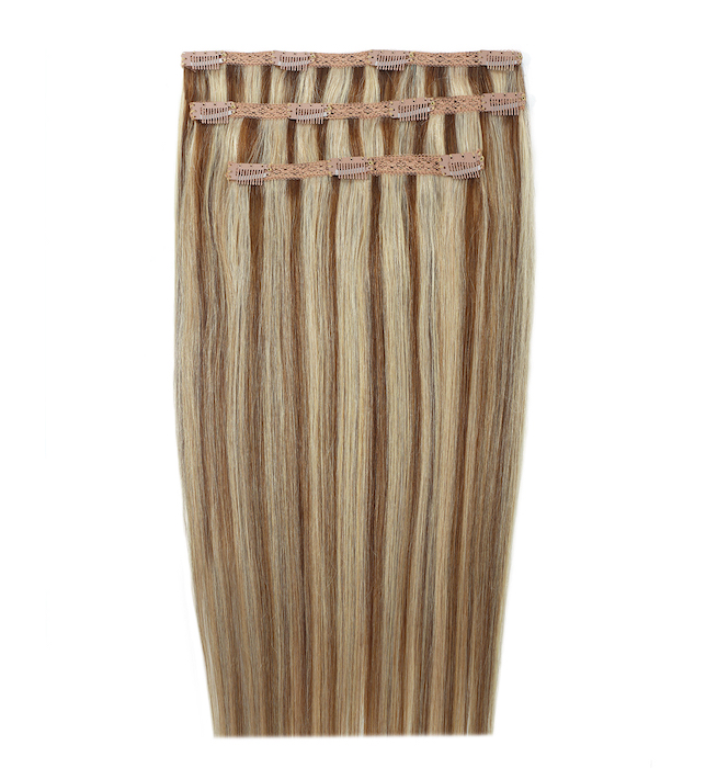 18" Deluxe Remy Instant Clip-In Hair Extensions- Honey Blonde