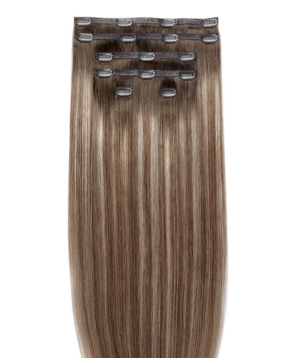 20" Double Hair Set Clip-In Extensions - St Tropez Blonde