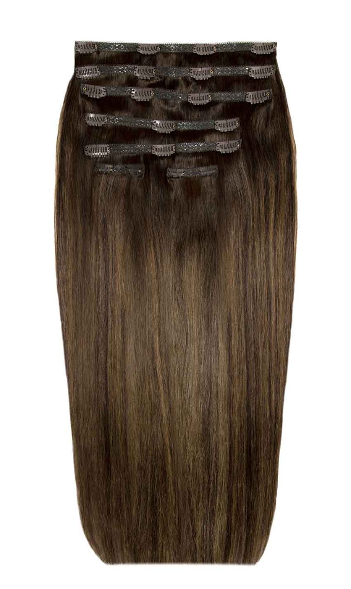 26" Double Hair Set Clip-In Extensions - Dubai