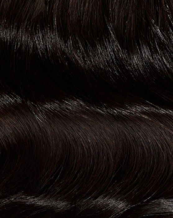 22" Half-Up Hair Set Clip-In Extensions - Ebony
