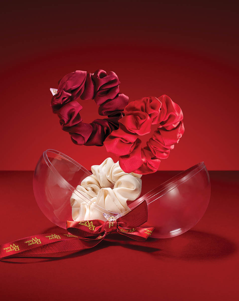 Beauty Works Satin Scrunchie Bauble