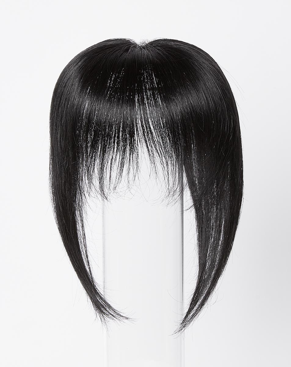 Beauty Works x Huda Barely There® Bangs Clip-In Mini Fringe - Jet Set Black