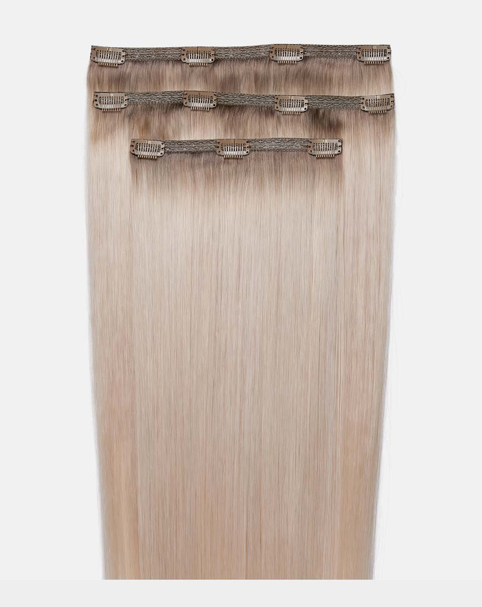 20" Deluxe Remy Instant Clip-In Hair Extensions - Molly-Mae Glacier Blonde