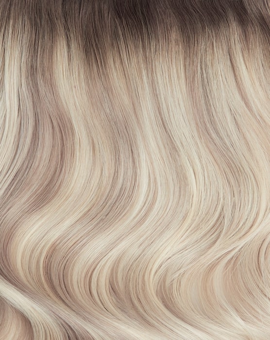22" Gold Flat Track® Weft - Scandinavian Blonde