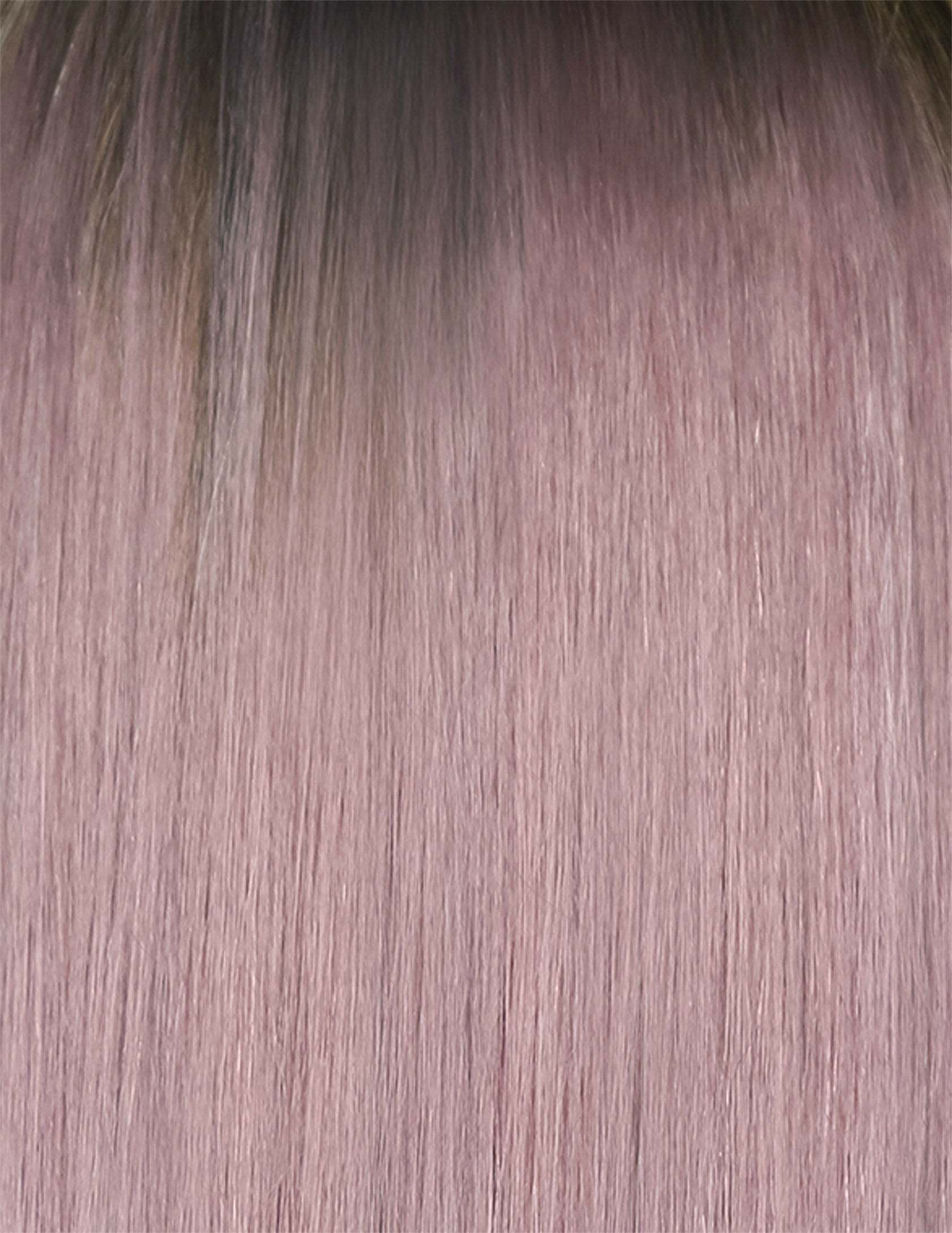 18" Gold Double Weft - Metallic Mauve