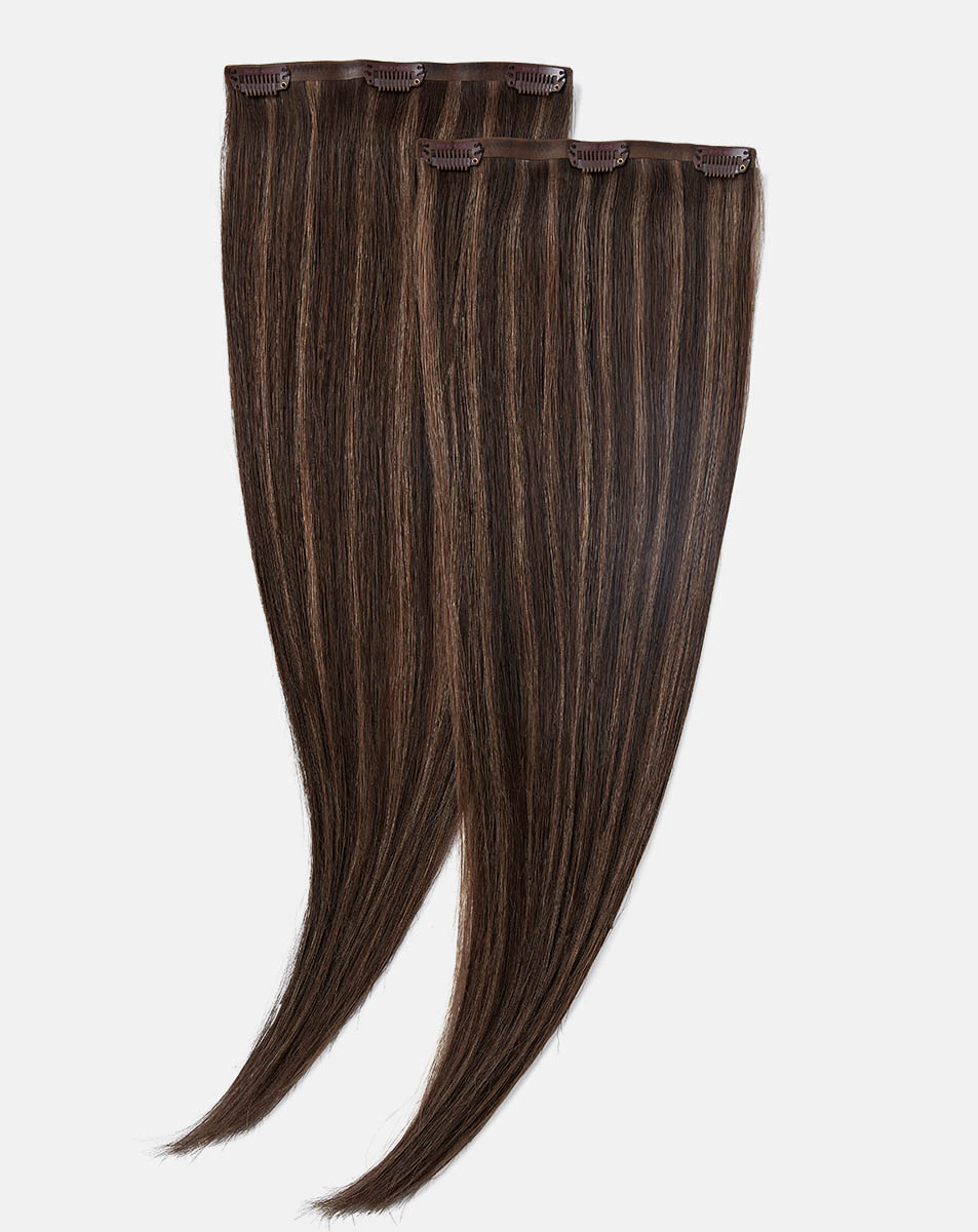 20" BARELY THERE® Mix & Match Duo - Espresso Brown