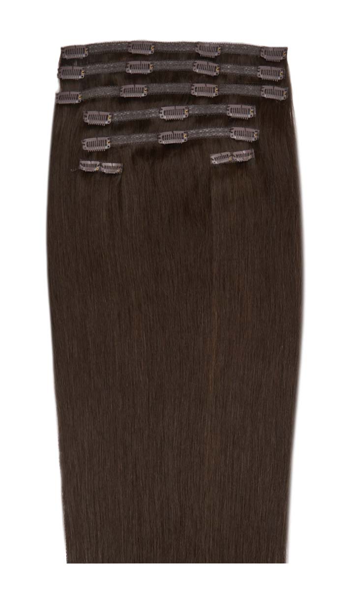 26" Double Hair Set Clip-In Hair Extensions - Raven