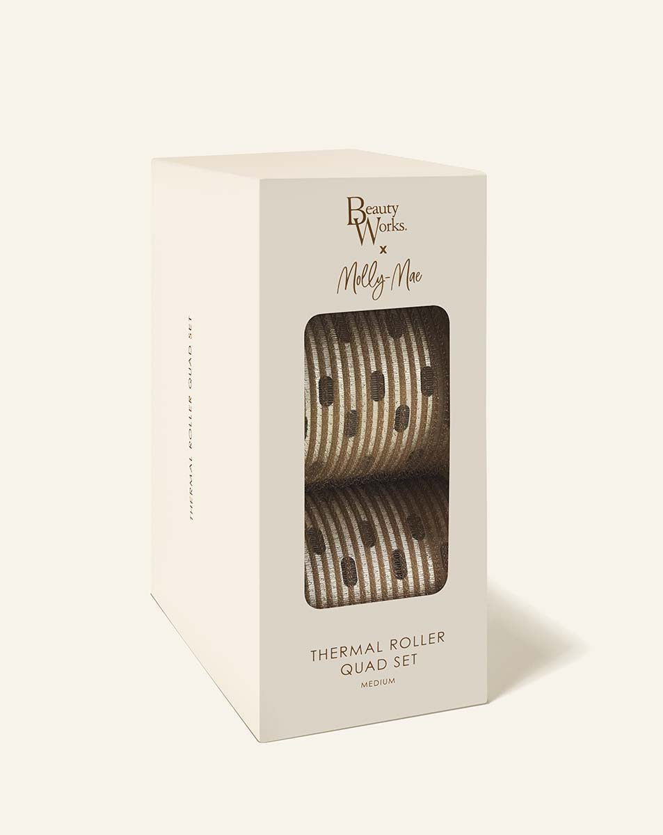 Beauty Works x Molly-Mae Medium Thermal Roller Set
