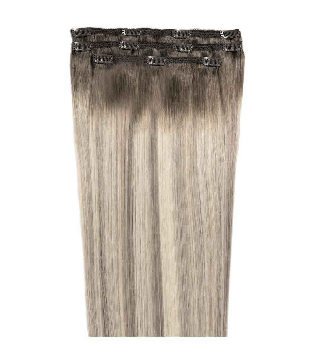 18" Deluxe Remy Instant Clip-In Hair Extensions - Scandinavian Blonde