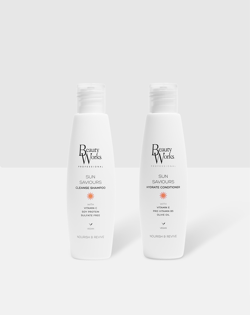 Beauty Works Sun Saviours Shampoo and Conditioner Duo 100ml