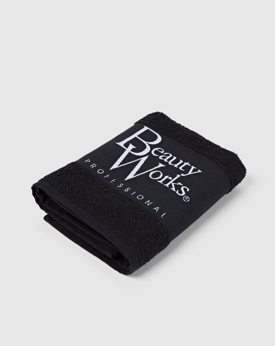 Beauty Works Embroidered Branded Towel