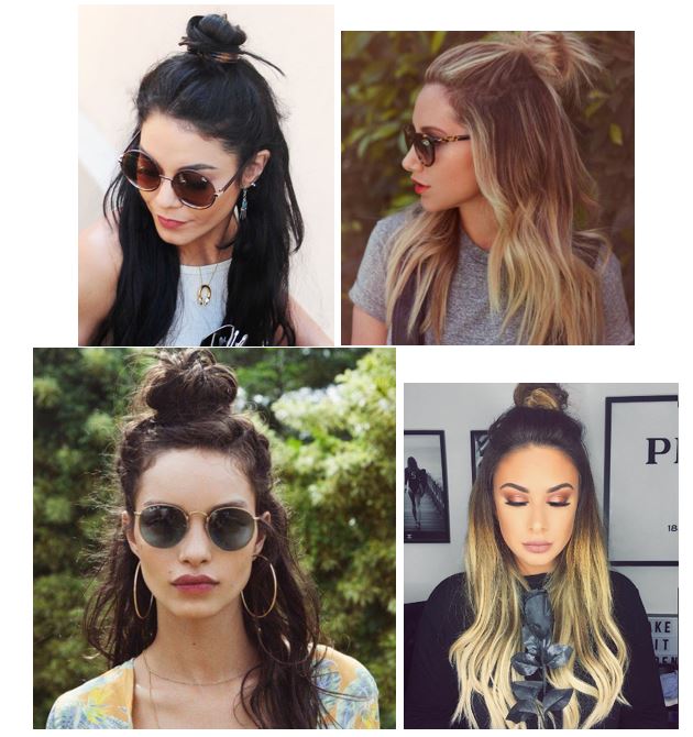 ></figure>
</div>
<h2><strong>2. Spice Girl Buns</strong></h2>
<p>When Khloe K debuted her spice girl inspired do, the throwback to 90s chic sent social media into meltdown. Because who doesn’t want to look like Minnie Mouse, right?</p>
<p><strong>Top Tip –</strong>&nbsp;Go skinny with our skin wefts, they blend into the hairline and are virtually undetectable. #girlpower</p>
<div class=